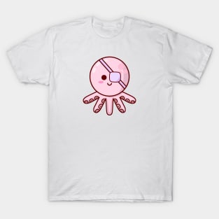 Kawaii Pirate Octopus T-Shirt